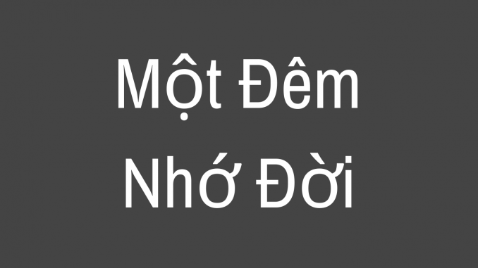 Một Đêm Nhớ Đời