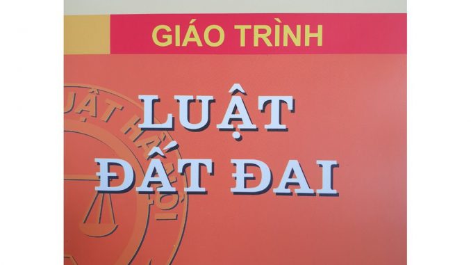 Giáo trình Luật đất đai